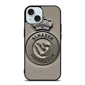 AL NASSR FOOTBALL LOGO METAL ICON iPhone 15 Case Cover