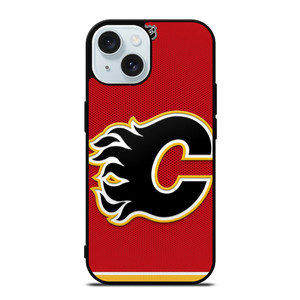 CALGARY FLAMES NHL HOCKEY TEAM LOGO iPhone 15 Case Cover