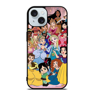 CARTOON DISNEY PRINCESS X VENELLOPE iPhone 15 Case Cover