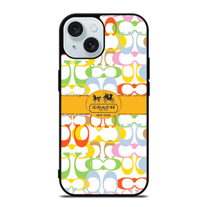 COACH NEW YORK LOGO LUXURY FASHION iPhone 15 Case Cover