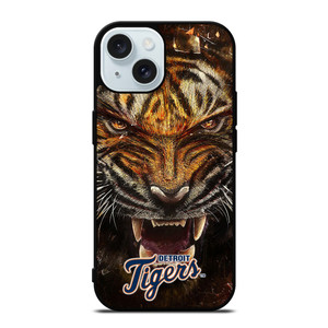 DETROIT TIGERS BASEBALL TEAM MASCOT iPhone 15 Case Cover DETROIT TIGERS BASEBALL TEAM MASCOT iPhone 15 Case Cover