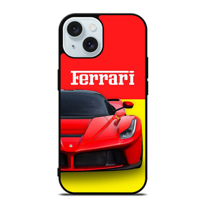 FERRARI LOGO RED CAR iPhone 15 Case Cover