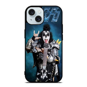 GENE SIMMONS KISS BASSIST iPhone 15 Case Cover