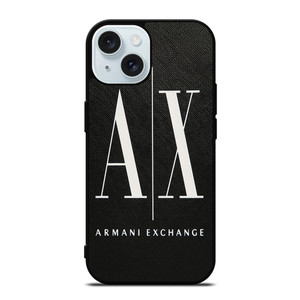 GIROGIO ARMANI LOGO EXCHANGE AX iPhone 15 Case Cover
