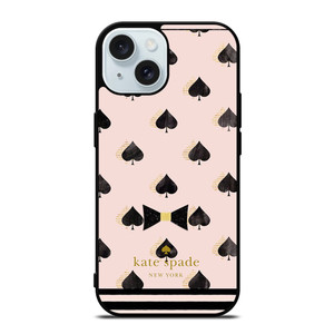 KATE SPADE NEW YORK LOGO RIBBON ICON iPhone 15 Case Cover