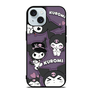 KUROMI CAT CARTOON iPhone 15 Case Cover