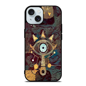 LEGEND OF ZELDA SHEIKAH SLATE EYE LOGO ART iPhone 15 Case Cover LEGEND OF ZELDA SHEIKAH SLATE EYE LOGO ART iPhone 15 Case Cover