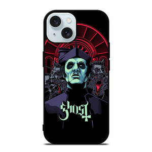 LOGO GHOST ROCK BAND ICON iPhone 15 Case Cover LOGO GHOST ROCK BAND ICON iPhone 15 Case Cover