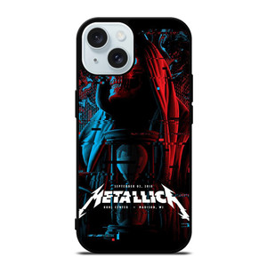 METALLICA BAND 2018 TOUR iPhone 15 Case Cover METALLICA BAND 2018 TOUR iPhone 15 Case Cover