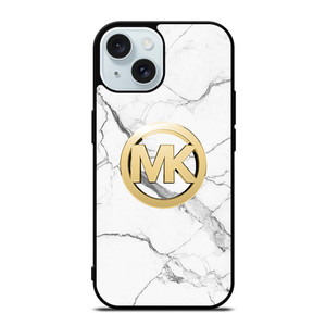 MICHAEL KORS MK LOGO ON MARBLE iPhone 15 Case Cover