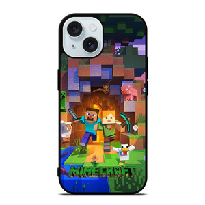 MINECRAFT GAMES WALLPAPER iPhone 15 Case Cover