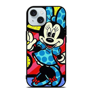 MINNIE MOUSE ROMERO BRITTO ART iPhone 15 Case Cover
