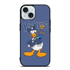 NEW YORK YANKEES BASEBALL DONALD DUCK iPhone 15 Case Cover