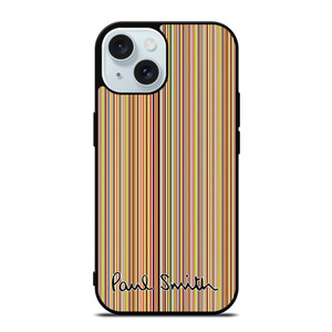PAUL SMITH LOGO SIGNATURE PATTERN iPhone 15 Case Cover PAUL SMITH LOGO SIGNATURE PATTERN iPhone 15 Case Cover