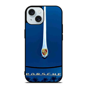PORSCHE CAR LOGO HOOD EMBLEM iPhone 15 Case Cover