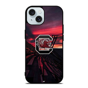 SOUTH CAROLINA GAMECOCKS FOOTBALL UNIVERSITY LOGO iPhone 15 Case Cover