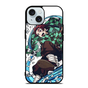 TANJIRO KAMADO DEMON SLAYER ANIME MANGA iPhone 15 Case Cover TANJIRO KAMADO DEMON SLAYER ANIME MANGA iPhone 15 Case Cover