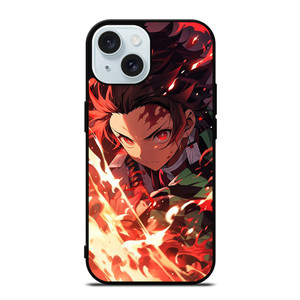 TANJIRO KAMADO DEMON SLAYER ANIME iPhone 15 Case Cover TANJIRO KAMADO DEMON SLAYER ANIME iPhone 15 Case Cover