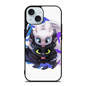 TOOTHLESS AND LIGHTFURY HOW TO TRAIN YOUR DRAGON iPhone 15 Case Cover