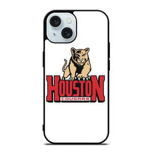 UNIVERSITY HOUSTON COUGARS BASKETBALL TEAM ICON iPhone 15 Case Cover UNIVERSITY HOUSTON COUGARS BASKETBALL TEAM ICON iPhone 15 Case Cover