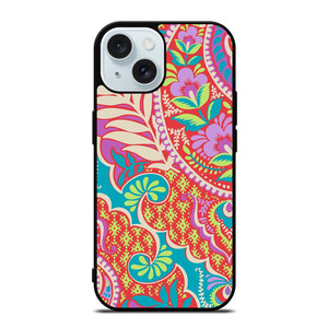 VERA BRADLEY FASHION FLORAL PATTERN iPhone 15 Case Cover