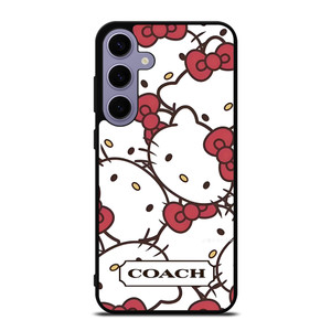COACH NEW YORK HELLO KITTY FACE COLLAGE Samsung Galaxy S24 Plus Case Cover