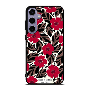 KATE SPADE NEW YORK LOGO RED ROSES Samsung Galaxy S24 Plus Case Cover