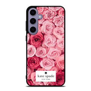 KATE SPADE NEW YORK ROSE PINK RED Samsung Galaxy S24 Plus Case Cover
