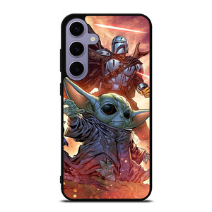 MANDALORIAN AND BABY YODA STAR WARS Samsung Galaxy S24 Plus Case Cover MANDALORIAN AND BABY YODA STAR WARS Samsung Galaxy S24 Plus Case Cover