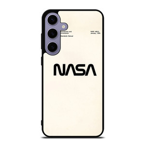 NASA LOGO WHITEI CON Samsung Galaxy S24 Plus Case Cover
