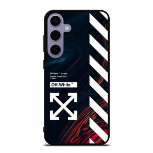 OFF WHITE LOGO MARBLE NIKE Samsung Galaxy S24 Plus Case Cover