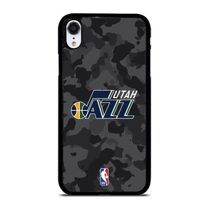 UTAH JAZZ BLACK CAMO iPhone XR Case Cover UTAH JAZZ BLACK CAMO iPhone XR Case Cover