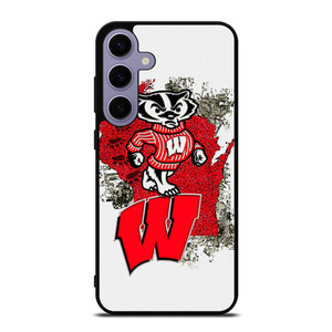 WISCONSIN BADGERS UNIVERSITY FOOTBALL LOGO Samsung Galaxy S24 Plus Case Cover