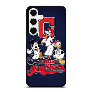 CLEVELAND INDIANS BASEBALL DISNEY MICKEY DONALD GOOFY Samsung Galaxy S24 Case Cover CLEVELAND INDIANS BASEBALL DISNEY MICKEY DONALD GOOFY Samsung Galaxy S24 Case Cover