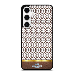 COACH NEW YORK ICON BROWN EMBLEM Samsung Galaxy S24 Case Cover COACH NEW YORK ICON BROWN EMBLEM Samsung Galaxy S24 Case Cover
