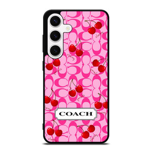 COACH NEW YORK LOGO CHERRY Samsung Galaxy S24 Case Cover COACH NEW YORK LOGO CHERRY Samsung Galaxy S24 Case Cover