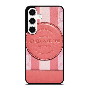 COACH NEW YORK LOGO PINK WALLET Samsung Galaxy S24 Case Cover COACH NEW YORK LOGO PINK WALLET Samsung Galaxy S24 Case Cover