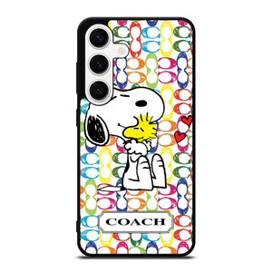 COACH NEW YORK LOGO SNOOPY THE PEANUTS Samsung Galaxy S24 Case Cover COACH NEW YORK LOGO SNOOPY THE PEANUTS Samsung Galaxy S24 Case Cover