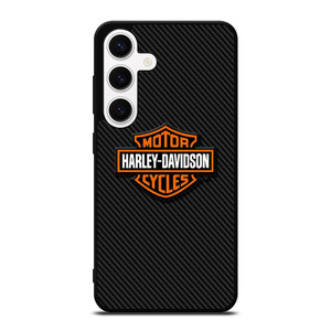 HARLEY DAVIDSON MOTORCYCLES LOGO CARBON Samsung Galaxy S24 Case Cover