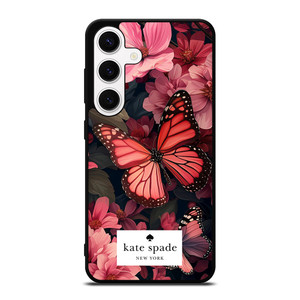 KATE SPADE NEW YORK FLOWER BUTTTERFLY Samsung Galaxy S24 Case Cover KATE SPADE NEW YORK FLOWER BUTTTERFLY Samsung Galaxy S24 Case Cover