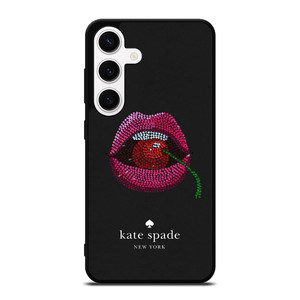 KATE SPADE NEW YORK LIPS AND CHERRY Samsung Galaxy S24 Case Cover