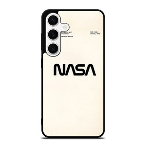 NASA LOGO WHITEI CON Samsung Galaxy S24 Case Cover NASA LOGO WHITEI CON Samsung Galaxy S24 Case Cover