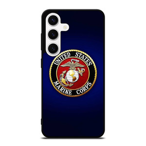 UNITED STATES US MARINE CORPS LOGO BLUE Samsung Galaxy S24 Case Cover UNITED STATES US MARINE CORPS LOGO BLUE Samsung Galaxy S24 Case Cover