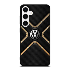 VOLKSWAGEN VW LOGO CARBON ICON Samsung Galaxy S24 Case Cover VOLKSWAGEN VW LOGO CARBON ICON Samsung Galaxy S24 Case Cover