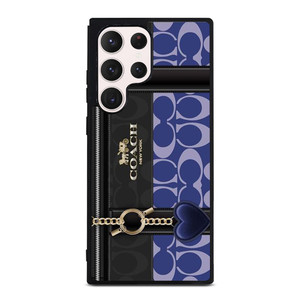COACH NEW YORK LOGO BLUE BAG Samsung Galaxy S23 Ultra Case Cover
