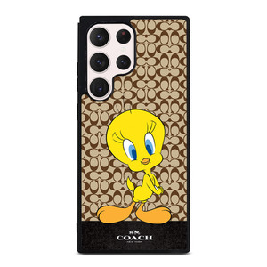 COACH NEW YORK LOGO TWEETY BIRD Samsung Galaxy S23 Ultra Case Cover COACH NEW YORK LOGO TWEETY BIRD Samsung Galaxy S23 Ultra Case Cover
