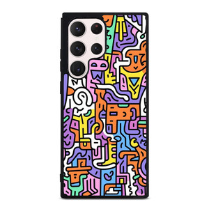 KEITH HARING ART COLORFUL STYLE Samsung Galaxy S23 Ultra Case Cover