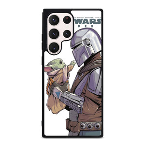 MANDALORIAN AND BABY YODA STAR WARS INSIDER Samsung Galaxy S23 Ultra Case Cover