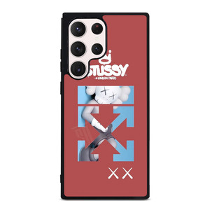 OFF WHITE STUSSY KAWS LOGO Samsung Galaxy S23 Ultra Case Cover