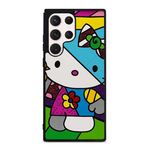 ROMERO BRITTO HELLO KITTY ART Samsung Galaxy S23 Ultra Case Cover ROMERO BRITTO HELLO KITTY ART Samsung Galaxy S23 Ultra Case Cover